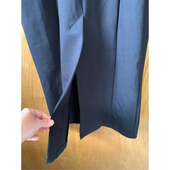 Christian Lacroix Sleeveless Tank‎ Peek-A-Boo Midi Dress Black Size M - Picture 9 of 12